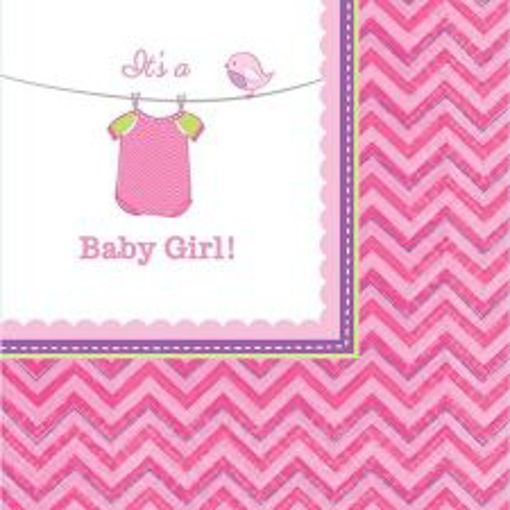 Picture of ITS A GIRL BABY B NAPKINS